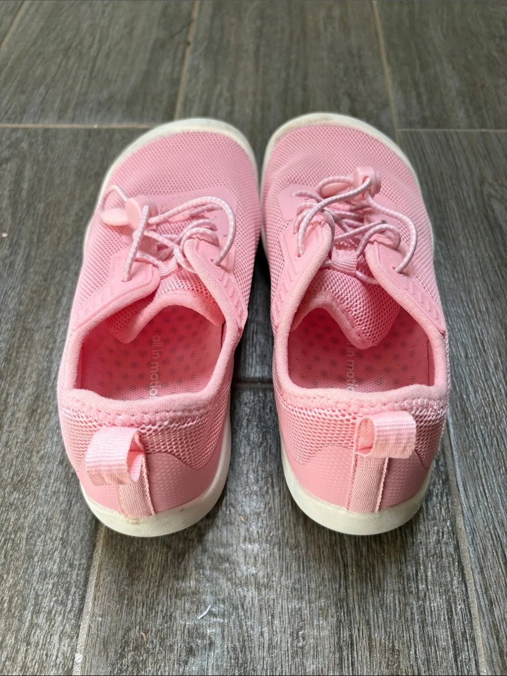 All in Motion Light Pink Mesh Slip-On Water Shoes with Toggle